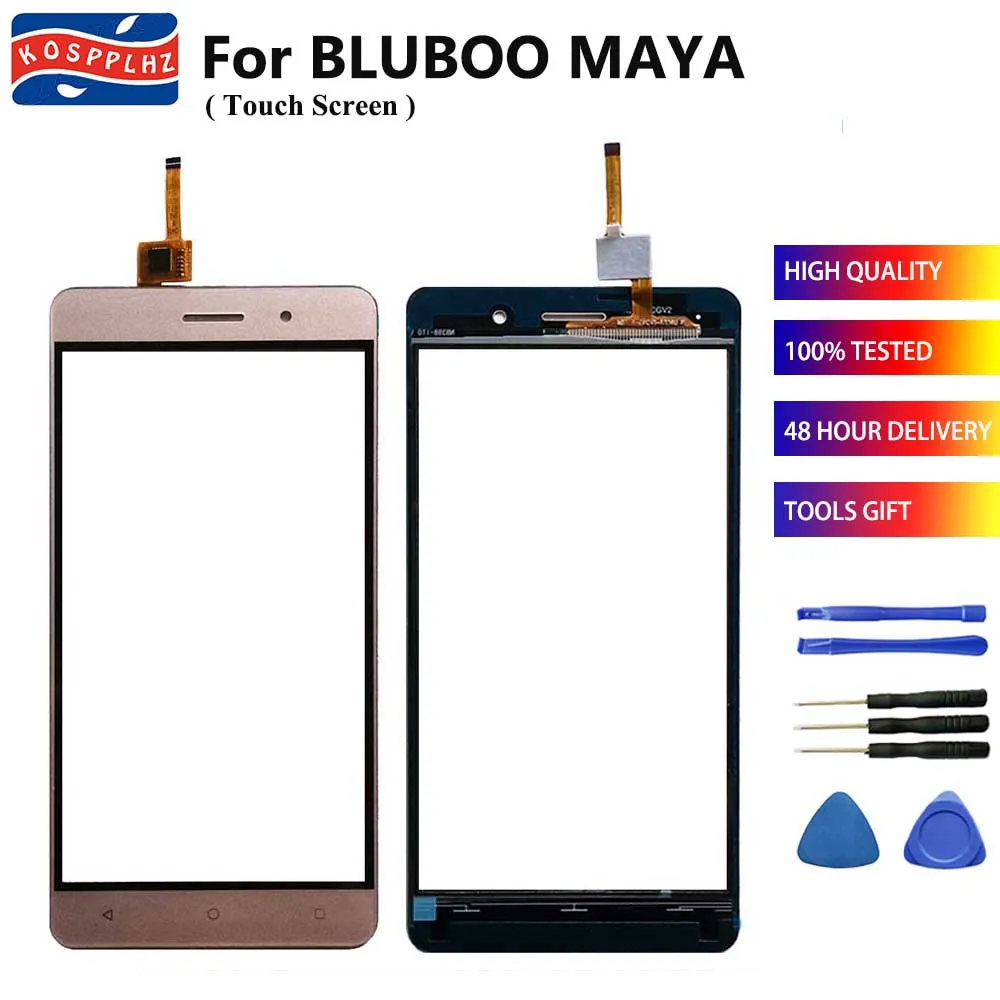 100% Протестировано для Bluboo Maya сенсорный экран стекло Сенсорная панель Объектив