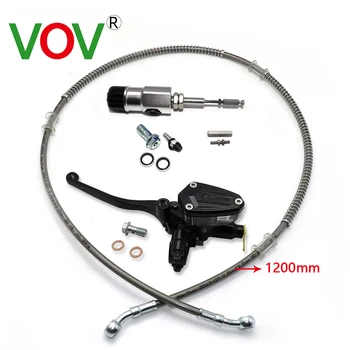 

VOV Motorcycle general Accessories Brake Clutch Pump Hydraulic Cylinder joystick Master Cylinder knitted tubing For Honda Yamaha
