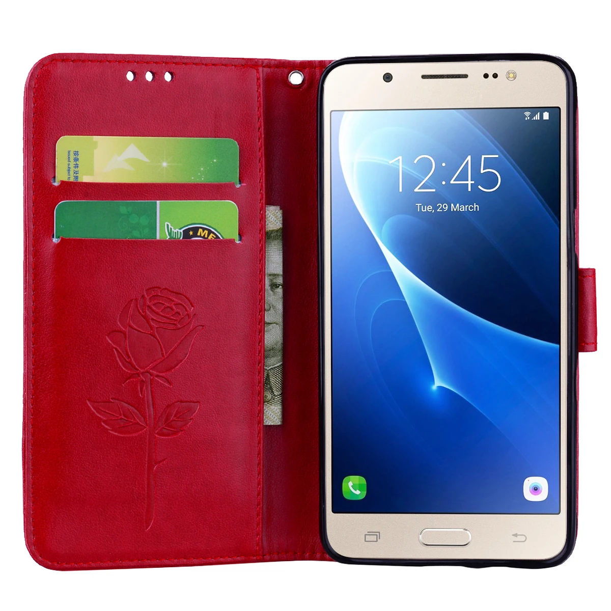 QMTEL откидной чехол кожаный бумажник для телефона Samsung Galaxy J5 2016 2015 SM J510 J510F J500 J500F J510FN