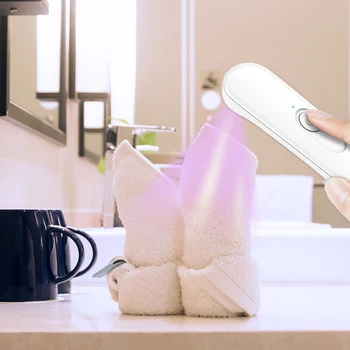 

USB Rechargeable Sterilizer Lamp Wand Lightweight Disinfection Handheld UVC Light Offices Indoor Killing Protection
