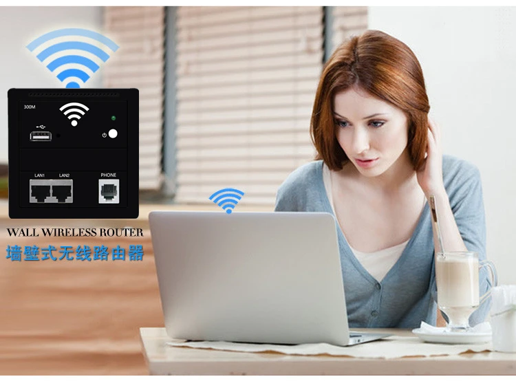 86 Тип ЕС-Стандартная панель встроенный беспроводной роутер Wi-Fi и точка доступа ретранслятор в точку доступа к стене для отеля умный дом в стене AP