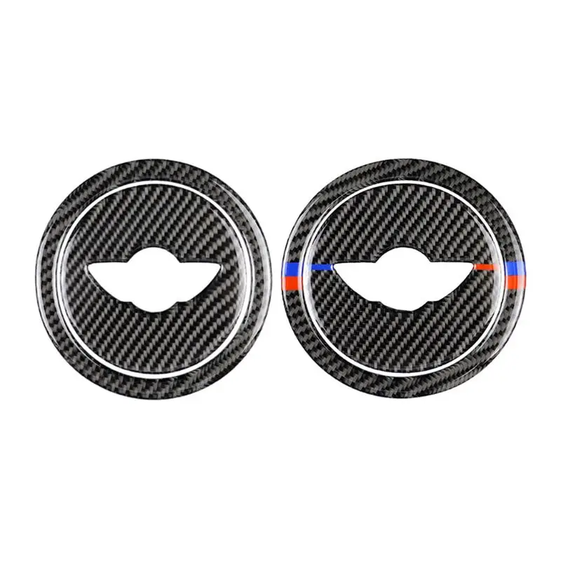 Наклейки на руль из углеродного волокна для Mini Cooper Clubman R55 R56 Countryman R60 Paceman R61 аксессуары