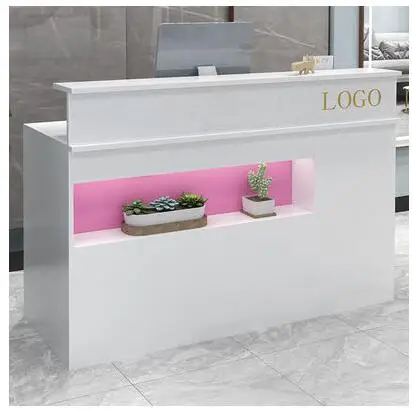 Bar counter cashier counter simple modern shop small clothing beauty salon barber shop hair salon reception desk