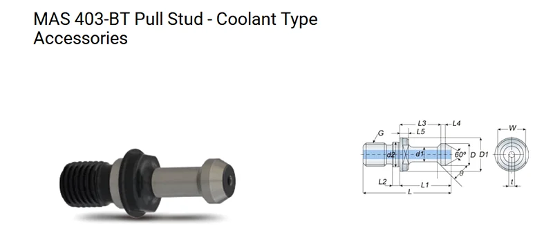 BT30/BT40/BT50-45 °/60 °/90 ° Потяните шпильки инструмент h-старше твердое удержание ручка ЧПУ фрезерование AW MAS 403-BT тяга шпильки аксессуары