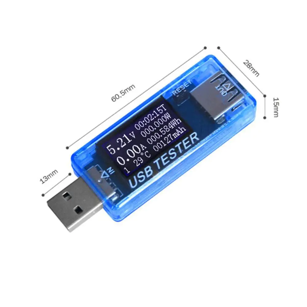 USB Вольтметр Амперметр 8 в 1 QC2.0 QC3.0 4 30 измеритель емкости электропитания