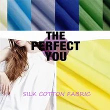 Лучшая ткани шелк хлопок ткань цена Женская рубашка простые цвета