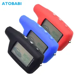 Silicone Remote Control Cover Case For Pandora DXL 3000 3170 3250 3290 3500 3700 Russia 2-Way Car Alarm System LCD Transmitter