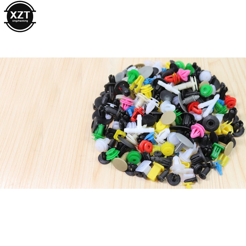 

500PCS Car Mixed Universal Door Trim Panel Clip Fasteners Auto Bumper Rivet Retainer Push Engine Fender Fastener Clip