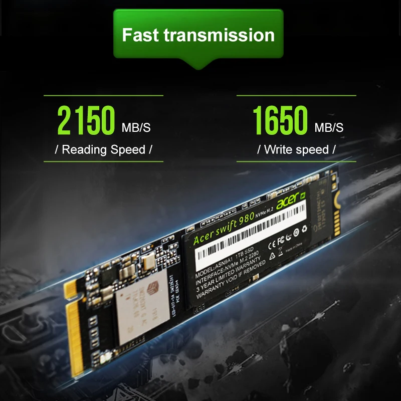 Acer SSD M2 HDD 128GB 256GB 512GB 1TB жесткий диск m.2 NVMe PCIe Solid State Drive festplatte für C
