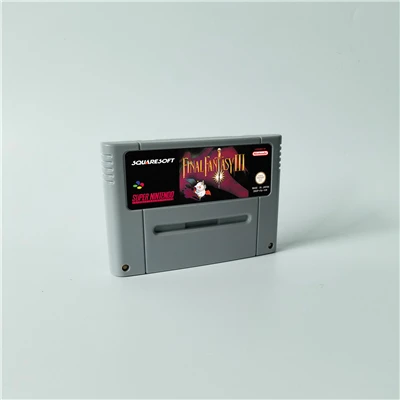FinalFantasy 3 Final Game Fantasy II III IV V VI 2 3 4 5 6 или Mystic Quest-RPG игровая карта Европейская версия аккумуляторная батарея на английском языке - Цвет: FinalFantasy 3