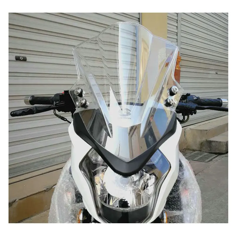 Универсальный ветровой экран для Suzuki Yamaha Honda Kawasaki Benelli Ducati KTM экран стекло лобовое стекло кронштейн 7/" или 1" Руль
