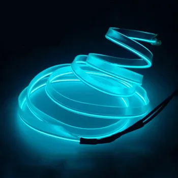 

12V Car LED EL Wire Strips Waterproof Flexible Neon EL Wire Indoor Interior flexible LED Party Decoration Strip Car Lights Strip