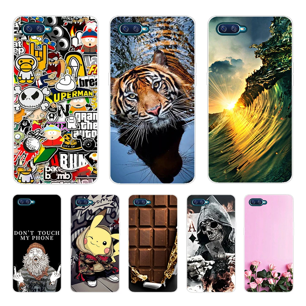 

For OPPO Reno 2Z Case Silicone TPU Soft Phone Case For OPPO Reno A Cover Wolf Flower Coque for OPPO Reno2 Z Reno2Z 2 Z fundas