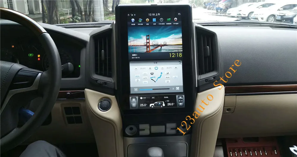 13 6 дюймовый вертикальный автомобильный DVD проигрыватель Tesla Style Android 9 0 с GPS