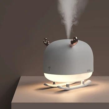 

Sleigh Deer Air Humidifier For Home USB Ultrasonic Aromatherapy Diffuser Essential Oil Nebulisation Mist Maker LED Light