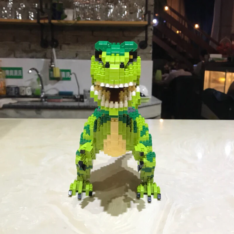 Balody динозавр тираннозавр рекс Велоцираптор животное Монстр 3D модель DIY Алмаз