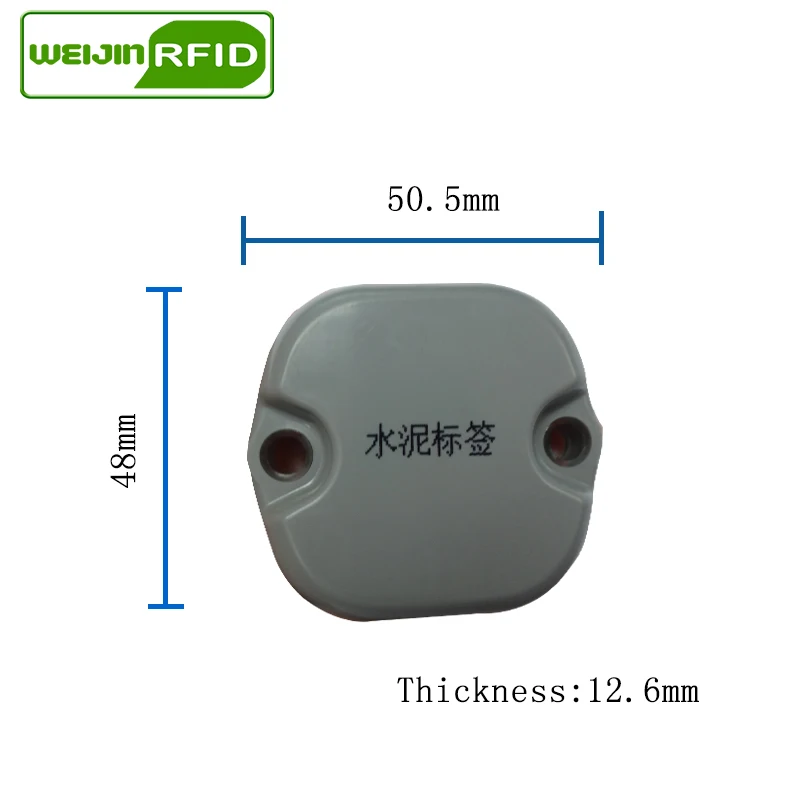 UHF RFID бетонная метка omni ID Металл 915 МГц 868 Impinj Monza4QT EPCC1G2 6C прочный ABS смарт карта