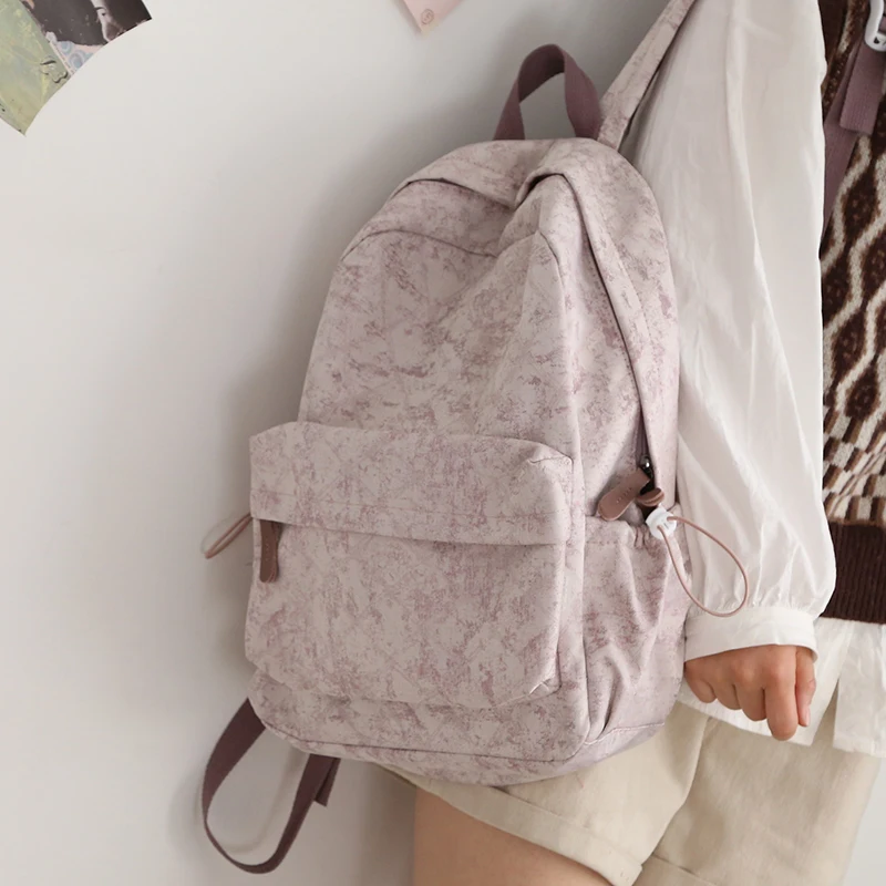 

2021 New Women Backpack Waterproof School Bag Fancy High Student Bags For Teenage Girl Boy Couples Travel Rucksack