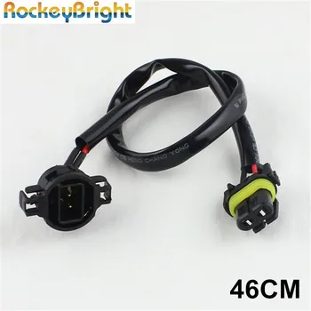 

Car 5202/H16/2504/PSX24W Female Socket Connector Adapter To 9006 Male Socket Wire Harness Cable HID/LED Conversion wire
