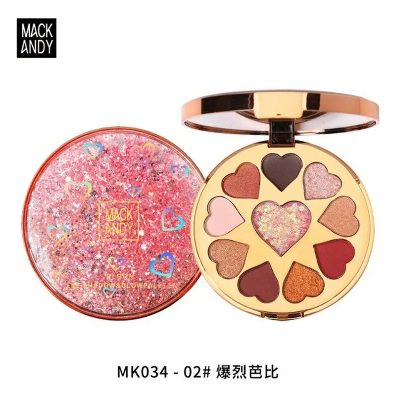 Beauty Glazed 10 Color Glitter Matte Eyeshadow Palette Makeup Pigment Smoky Eyeshadow Palette Waterproof Cosmetics Women 1 Beauty Glazed 10 Color Glitter Matte Eyeshadow Palette Makeup Pigment Smoky Eyeshadow Palette Waterproof Cosmetics Women 5