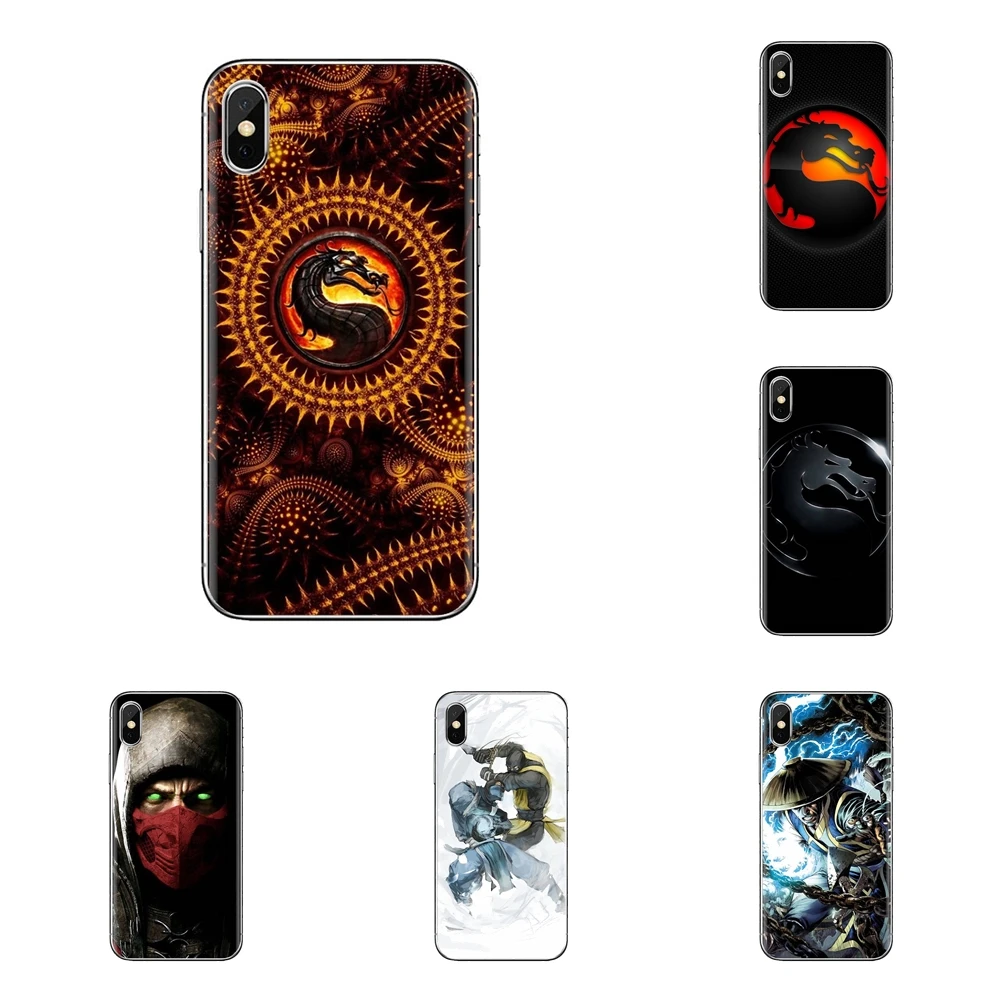 TPU Transparent Covers Scorpion in Mortal Kombat X Mask For Xiaomi Redmi 4 3 3S Pro Mi3 Mi4 Mi4i Mi4C Mi5 Mi5S Mi Max Note 2 |