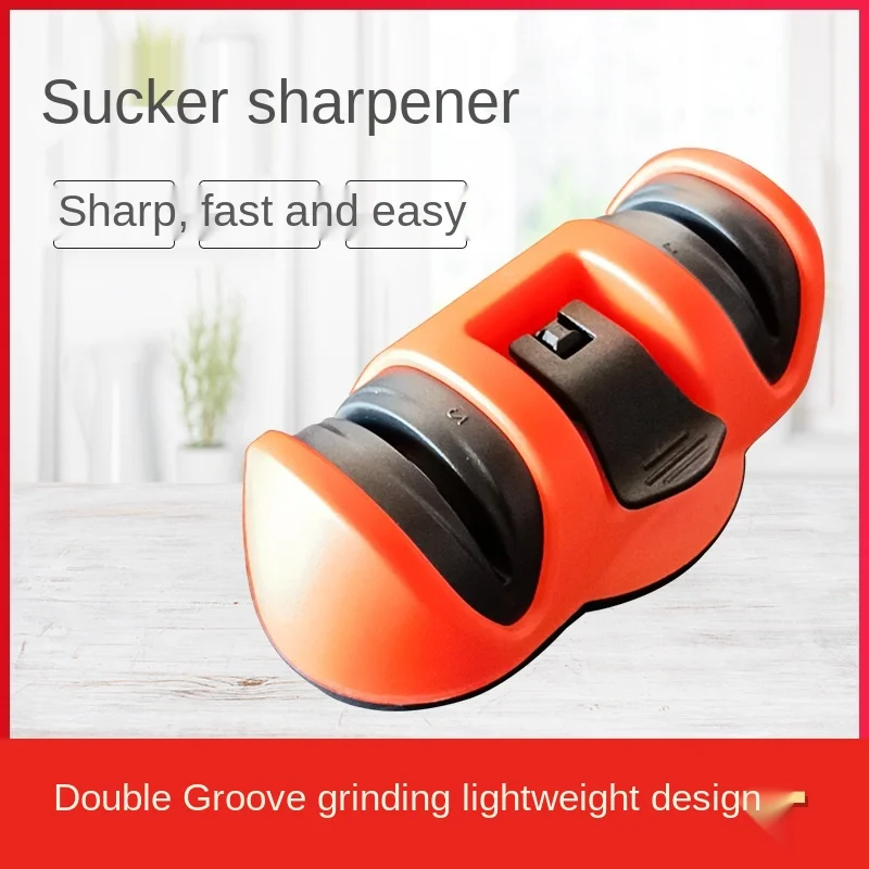 Mini suction cup sharpener small for home kitchen knife quick supplies | Дом и сад