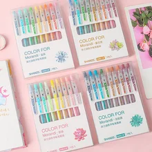 

9pcs Morandi Color Pen Gel Pen Set For Writing Planner Retro Press Creative Hand Account Special School Stationery Supplies