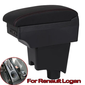 

For Renault Logan Armrest Box Logan 1-2 Universal Car Central Armrest Storage Box Console Car-styling Interior
