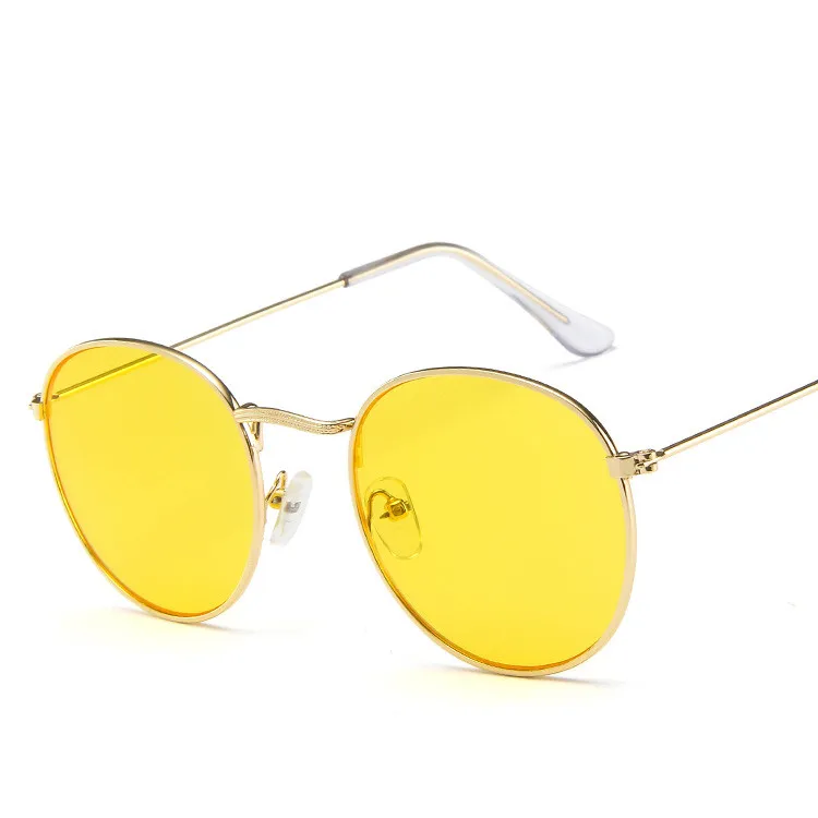 ZXWLYXGX винтажные Круглые Солнцезащитные очки женские брендовые дизайнерские стимпанк Маленькие Мужские Винтажные Солнцезащитные очки женские UV400 oculos de sol