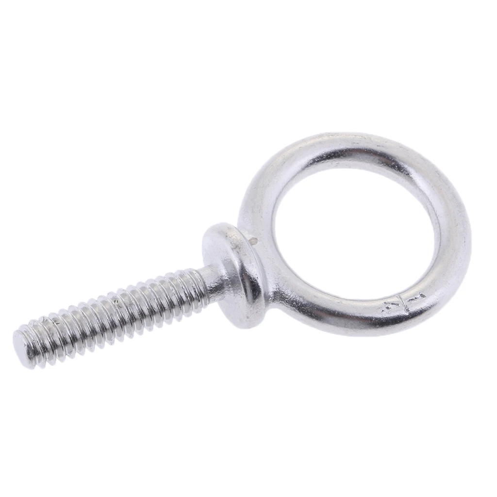 304 Stainless Steel Lifting Eye  Ring Shape Screws Nuts Part M4