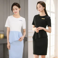 Профессиональный костюм для управления кожей рабочая одежда OL профессиональное платье красота консультация стойка регистрации руководство по покупке одежды