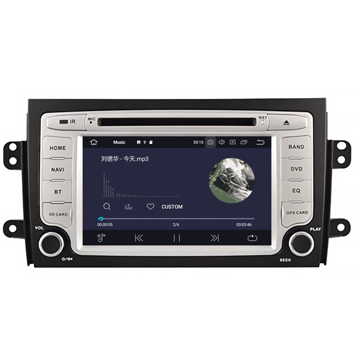 Sale Car Multimedia System Android 9.0 9.1 Car DVD Player For SUZUKI SX4 2006-2012 car radio recorder GPS navigation car video player 22