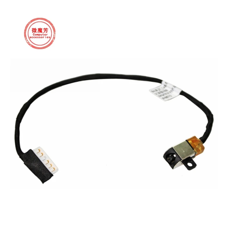 Nueva computadora portátil DC-IN de potencia DC Jack Cable para Dell Inspiron 15 17 5000, 5767, 5565, 5567 BAL30 R6RKM 0R6RKM DC30100YN00