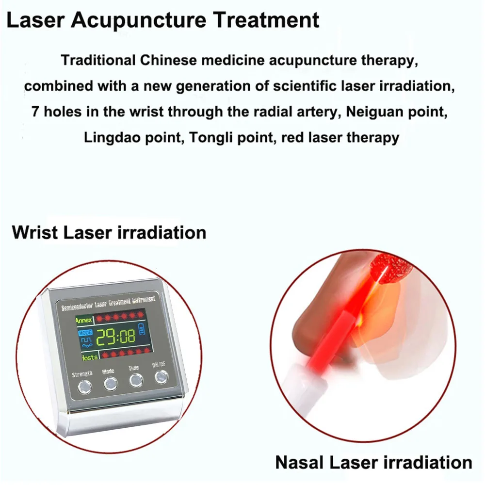 650nm лазер/светильник физиотерапия синусит наручные часы диод LLLT для лечения диабета гипертензии Диабетическая терапия инструмент
