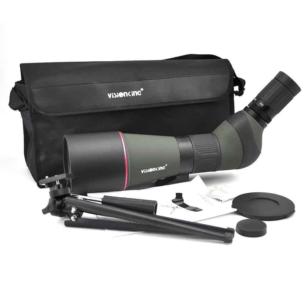 20 60x80L Spotting Scope AK4 Zoom 45 Degree Angle Long Range Target