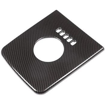 

Carbon Fiber Car Interior Gear Shift Panel Cover Trim Decorative Frame Accessories for F-PACE XEL XFL 2016-2019