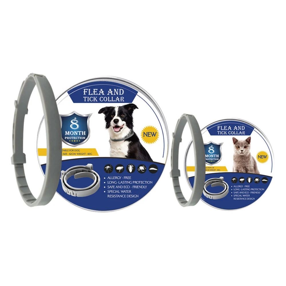Waterproof Pets Collar Anti Flea Ticks Mosquitoes Adjustable Dog Cat Collar Accessories 8 Months Long-term Protection CXQA01 Waterproof Pets Collar Anti Flea Ticks Mosquitoes Adjustable Dog Cat Collar Accessories 8 Months Long-term Protection CXQA01