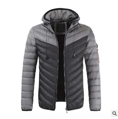 HEFLASHOR Новая модная зимняя куртка, утолщенная Теплая мужская парка, пальто с капюшоном, флисовые мужские куртки, верхняя одежда, Jaqueta Masculina