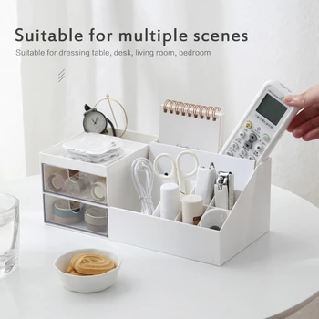 

Cosmetic Storage Box Makeup Organizer Maquillaje Cosmetics Storage Rack Fashion Crystal Helf Display Stand High Capacit Cocina