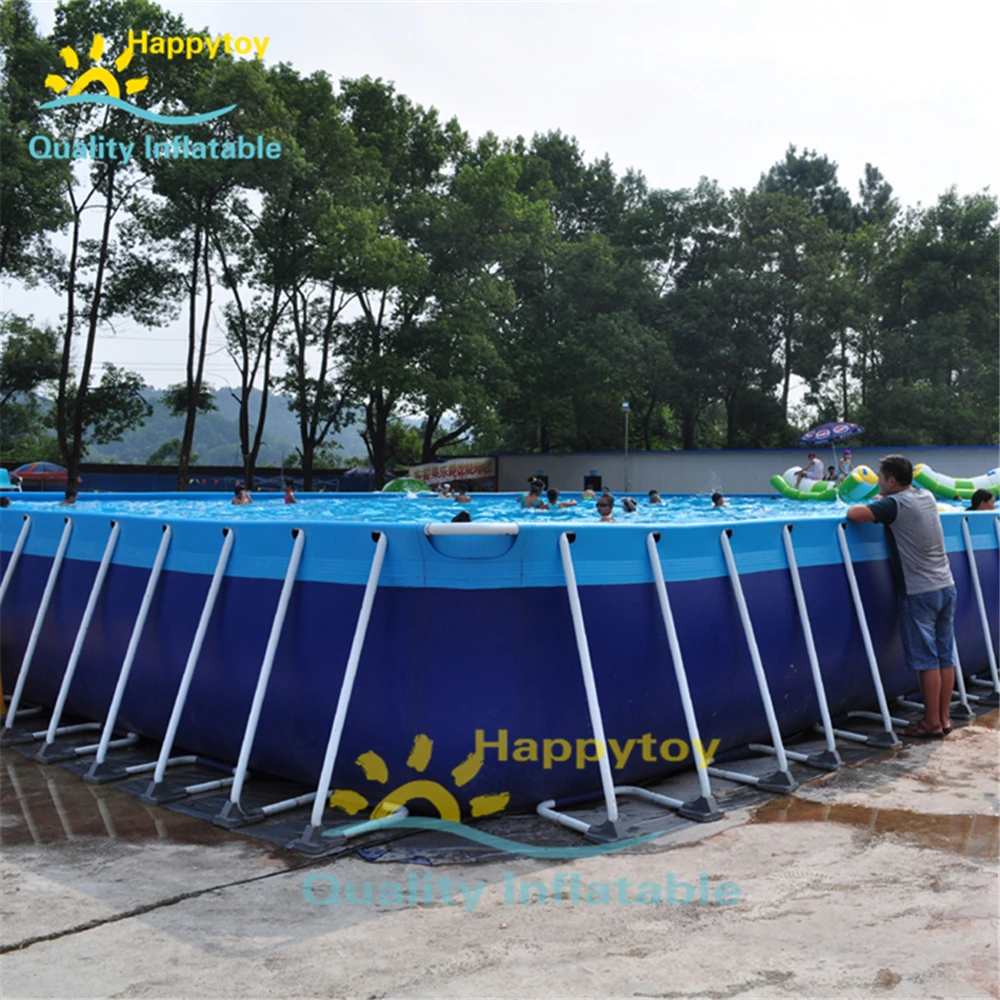 EasySetUpSteelFrameHardPlasticPvcSwimmingPoolsAboveGround
