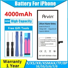 Phone-Battery Replacement High-Capacity 8-Plus for 6S 7P 8P Cycle SE XR 0 XS 5