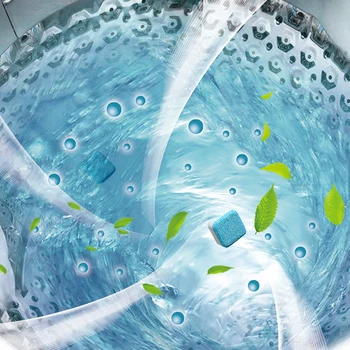 

12pcs Washing Machine Cleaner Washer Cleaning Detergent Effervescent Tablets Household Washer Cleaning Tools
