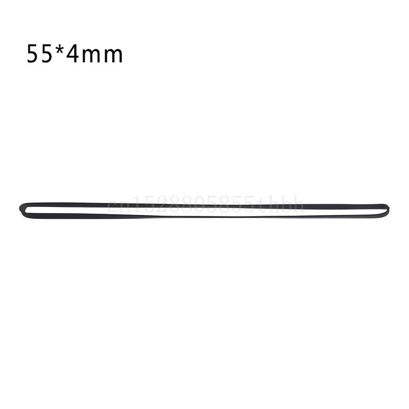 Durable 4mm Wide Rubber Flat Turntable Belt Replacement