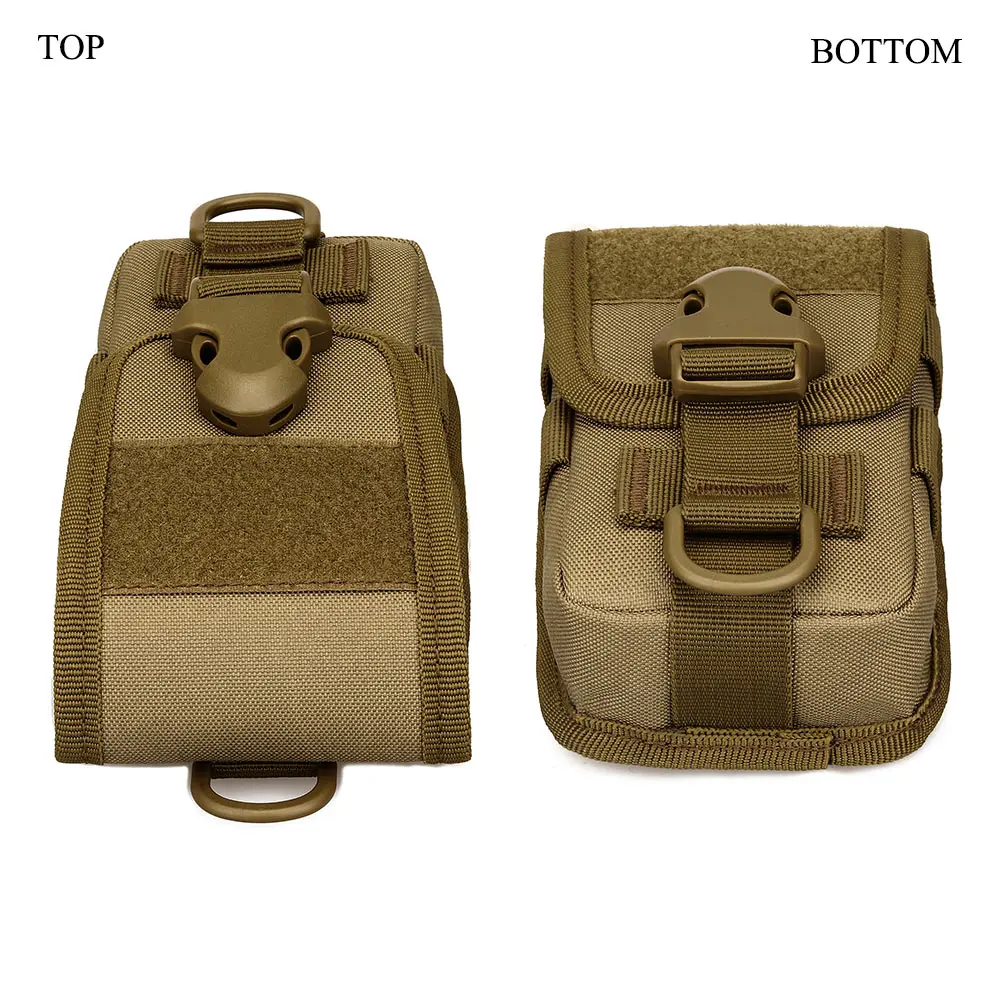 Tactical Tool Package Waerproof Nylon 5.8 Inch Full-Cover Mobile Phone Case Outdoor Sports Running Trekking Small Crossbody Bags