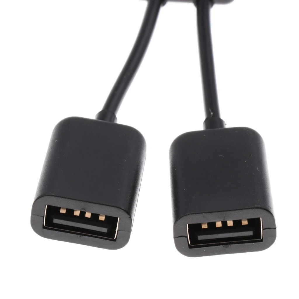 USB 3 1 Type C к двойному A 2 0 OTG зарядный концентратор адаптер Соединительный кабель