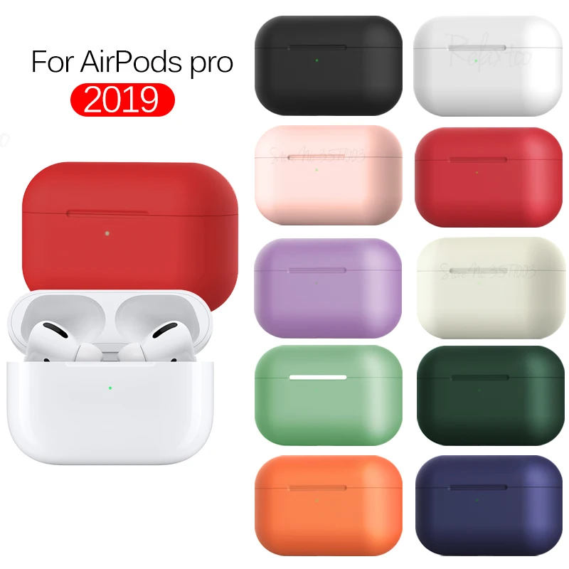 

For AirPods Pro 2019 Case Silicone Shockproof Cover For Apple Airpods 3 Case For Air Pods Pro Wireless Bluetooth Earphones bag