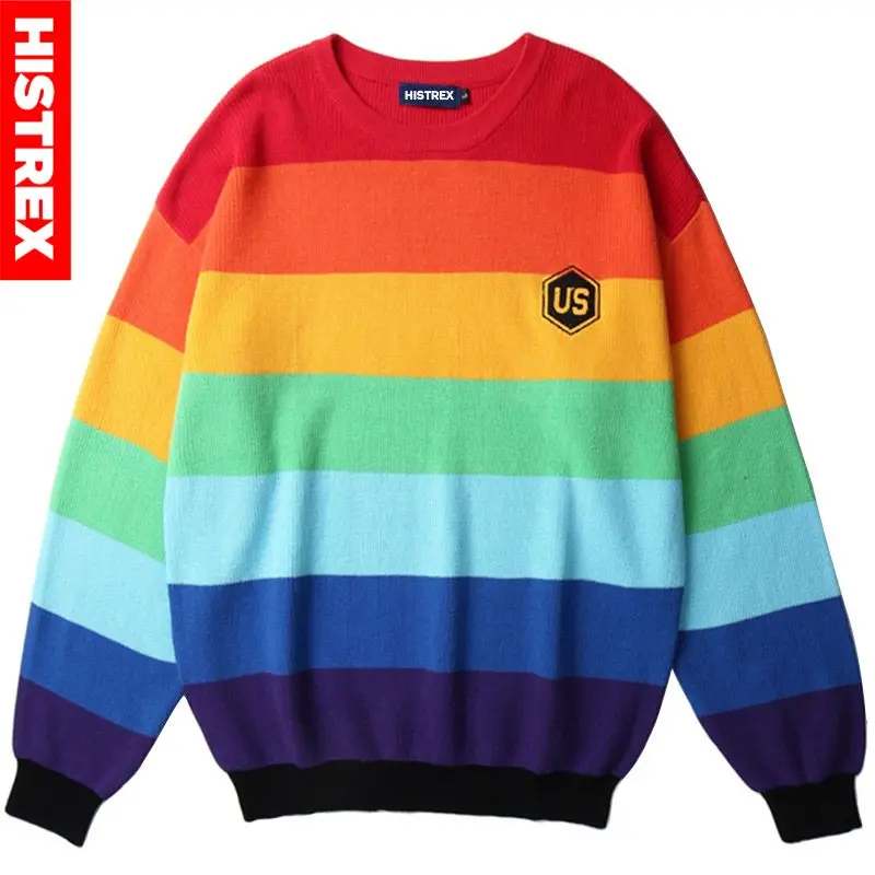color block sweater for men