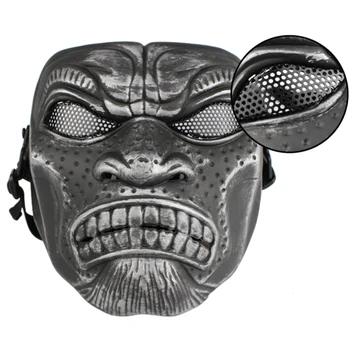 

WTS Desert Corps V6 Protective Mask For Wargame Halloween - Silver Grey