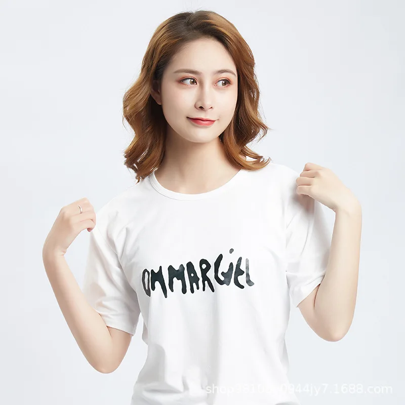 Women T-shirt Aesthetics Graphic Short Sleeve Cotton Polyester T Shirts Female 2020 | Женская одежда
