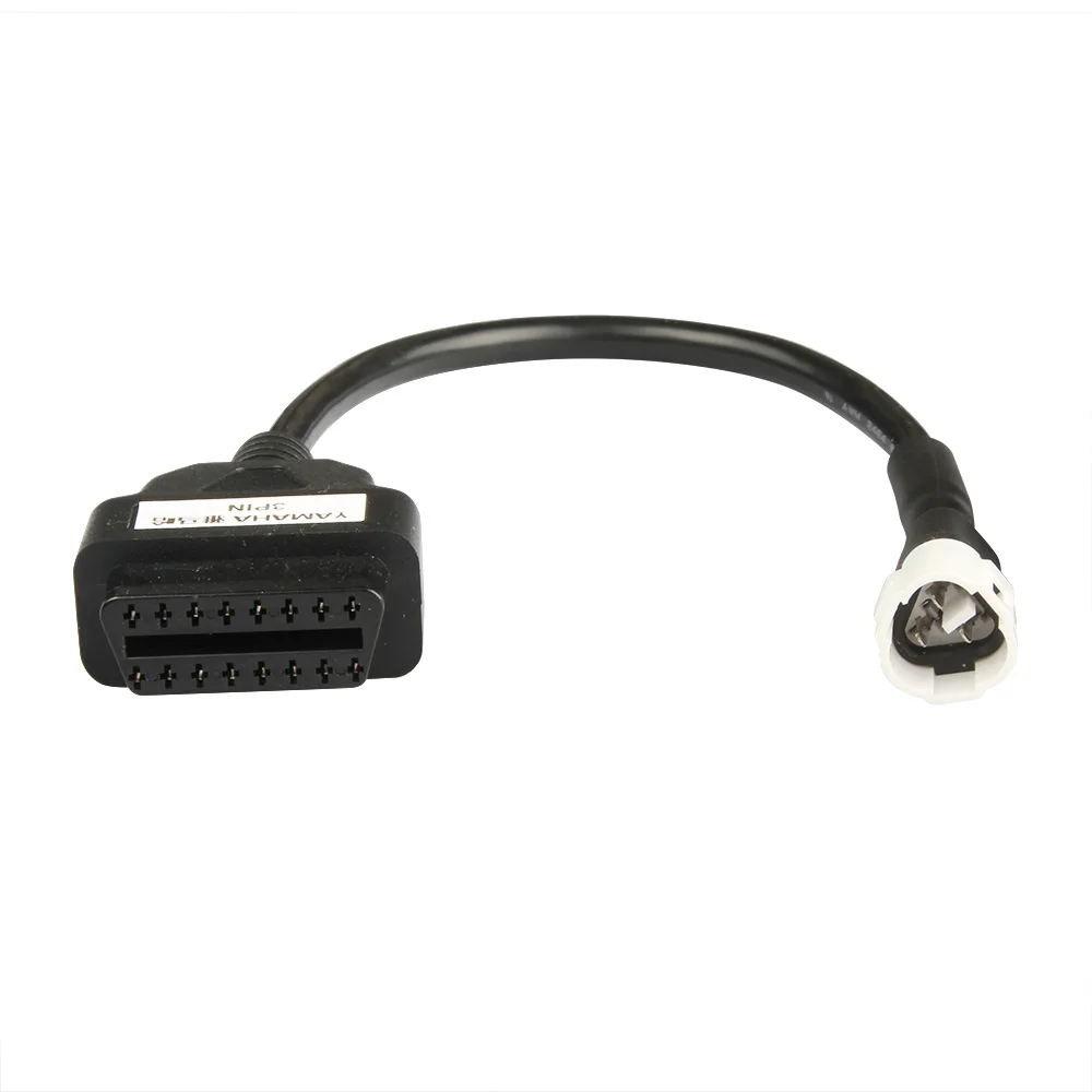 3 To 16 Pin Motorcycle OBD2 Diagnostic Cable OBD Adaptors Extension Connectors For Yamaha YZF MT YS